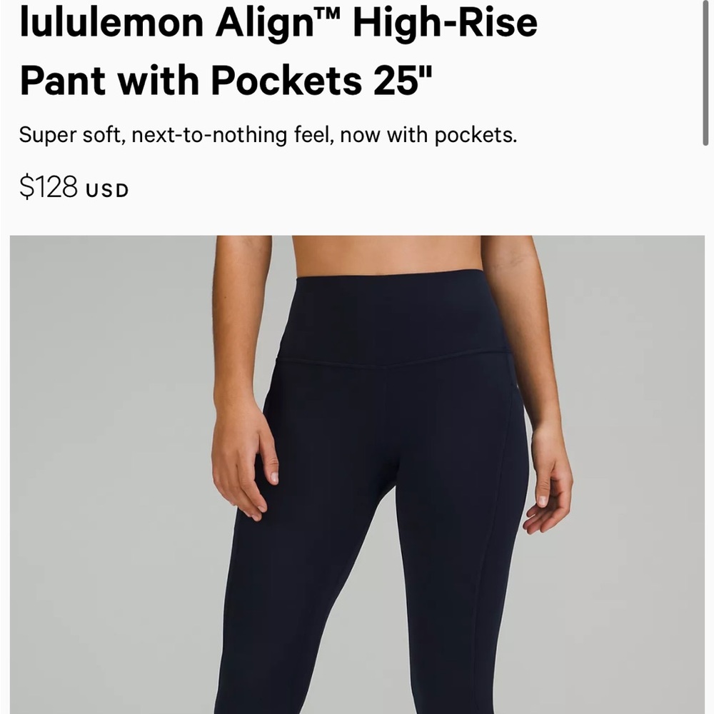 LULU ALIGN 25 W POCKETS